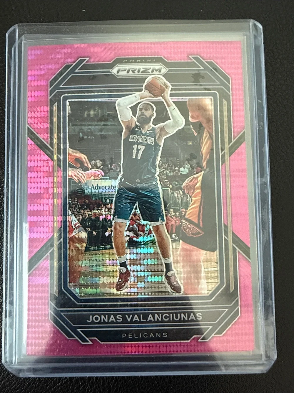Panini Prizm Jonas Valanciunas Pink Basketball Trading Card /42